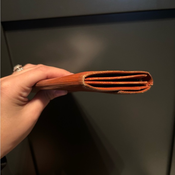 Louis Vuitton Pochette Portemonnais Epi Leather Brown Long Wallet - Picture 6 of 9